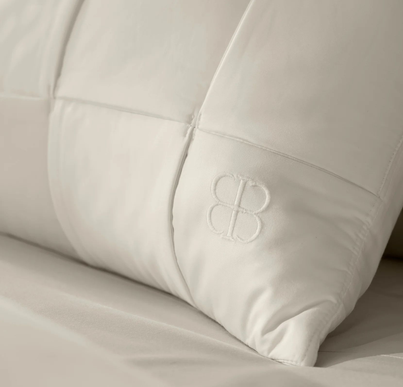 The Woven Icon Pillow Cover (Lumbar) - White - Image 4